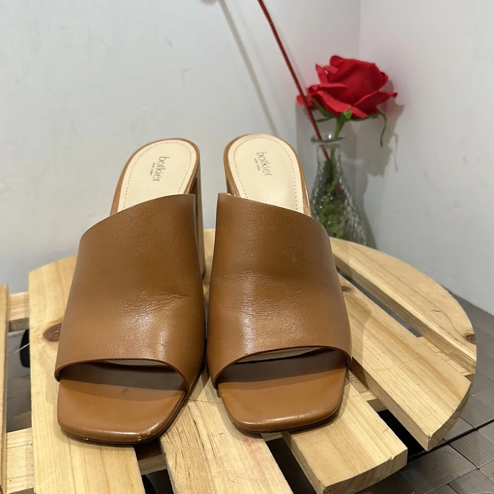 Botkier‎ Ross block heel leather sandals #072